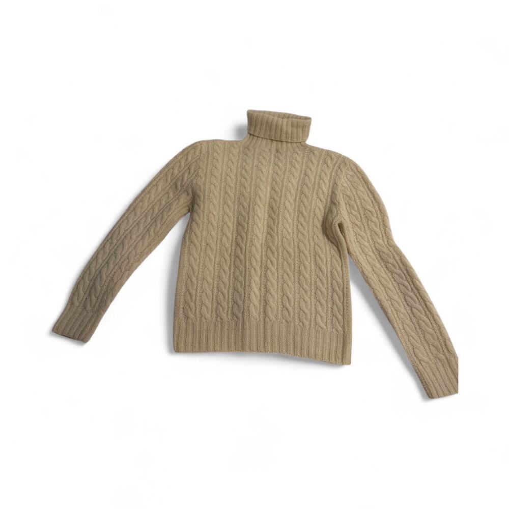 Vintage turtleneck neiman marcus cableknit sweater m